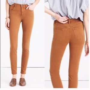 Madewell 9" High-Riser Skinny Skinny in Camel